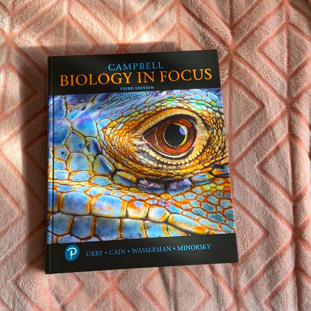 Campbell Biology In Focus third edition textbook.
